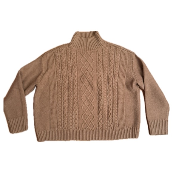 LOFT Turtleneck Cable Sweater - Picture 4 of 6